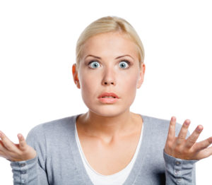 stressed woman needs a locksmith